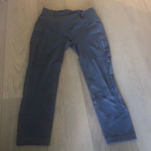 lulu lemon gray leggings with pockets